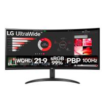 Monitor LG 34" 100Hz 5ms UltraWide Curvo - 34WR50QC-B.AWZM 1