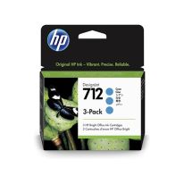 Cartucho de tinta HP 712 Ciano PLUK 29ml (3 unid) 3ED77A - 3 1