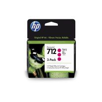 Cartucho de Tinta HP 712 Magenta PLUK 29ml (3 Unid) 3ED78A 1