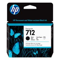 Cartucho de Tinta HP 712 Preto PLUK 80ml 3ED71A 1