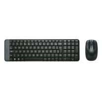 Kit Teclado e Mouse Logitech MK220 Preto S/fio 920-004431-C 1