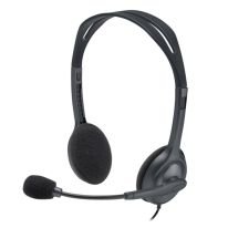 Headset Logitech H111 Analógico Estéreo Cinza - 981-000612-C 1