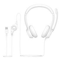 Headset Logitech H390 Branco Estéreo USB - 981-001285-C 1