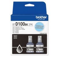 Refil de Tinta Brother Preto Kit 2 7,5K BTD1002PK 1