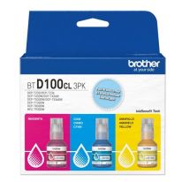 Refil de Tinta Brother Ciano/Magenta/Amarelo Kit 3 BTD1003PK 1