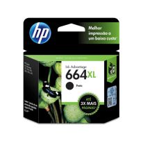 Cartucho de Tinta HP 664XL Preto F6V31AB 1