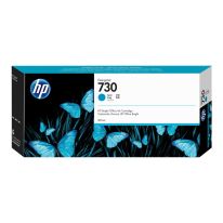 Cartucho de Tinta HP 730 Ciano PLUK 300 ml P2V68A 1