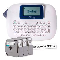 Rotulador Eletrônico Brother Branco + 3 Fitas M231 - PTM95WTBP 1