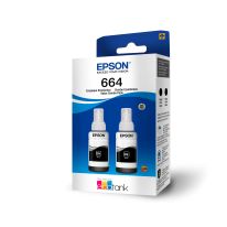 Refil de Tinta Epson 2 Garrafas Pretas - T664120-2P 1