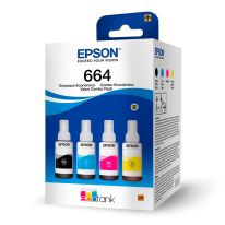 Kit Epson Refil de Tinta com 4 Cores - T664520-4P 1